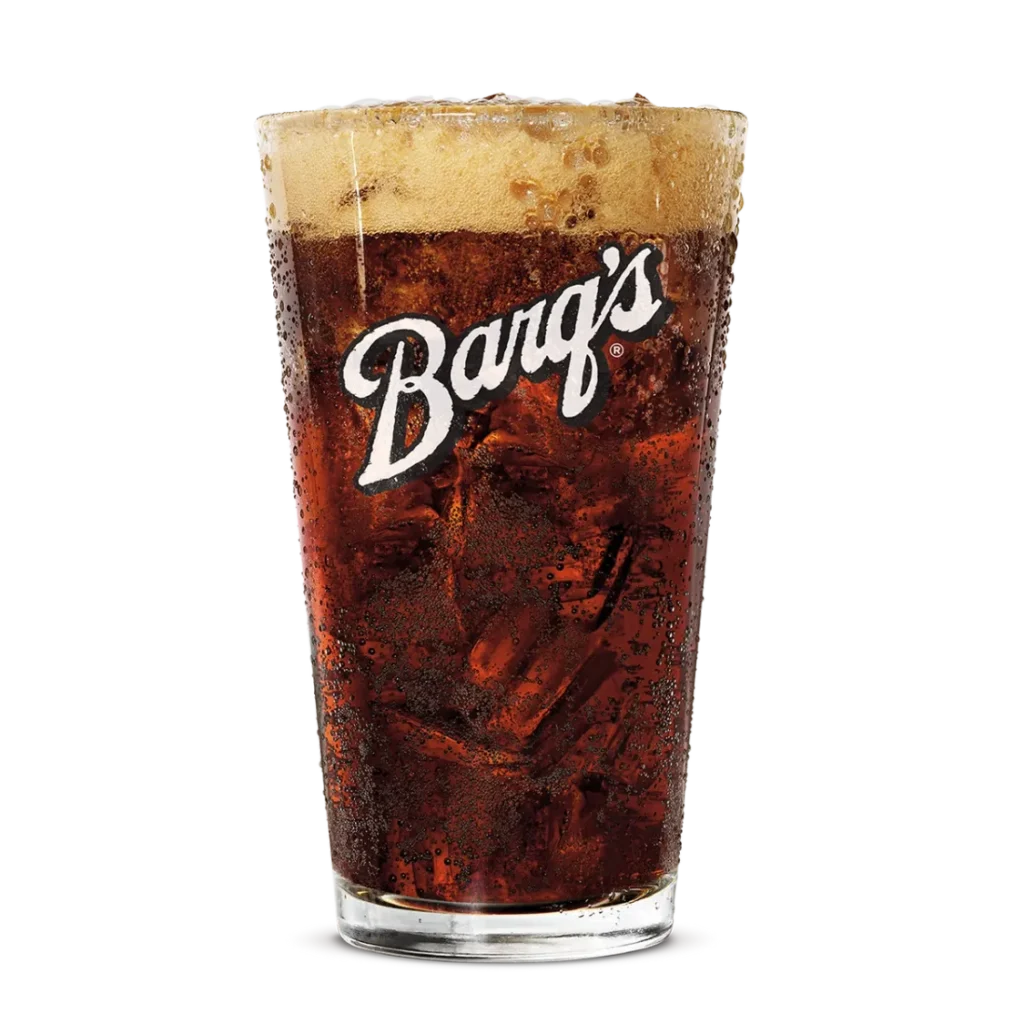 Barq's from Burger King a bold and flavorful root beer with a distinct taste and fizzy texture