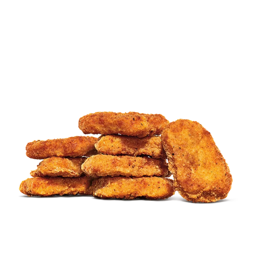 Chicken Nuggets from Burger King with crispy coating and tender chicken inside perfect for dipping and snacking