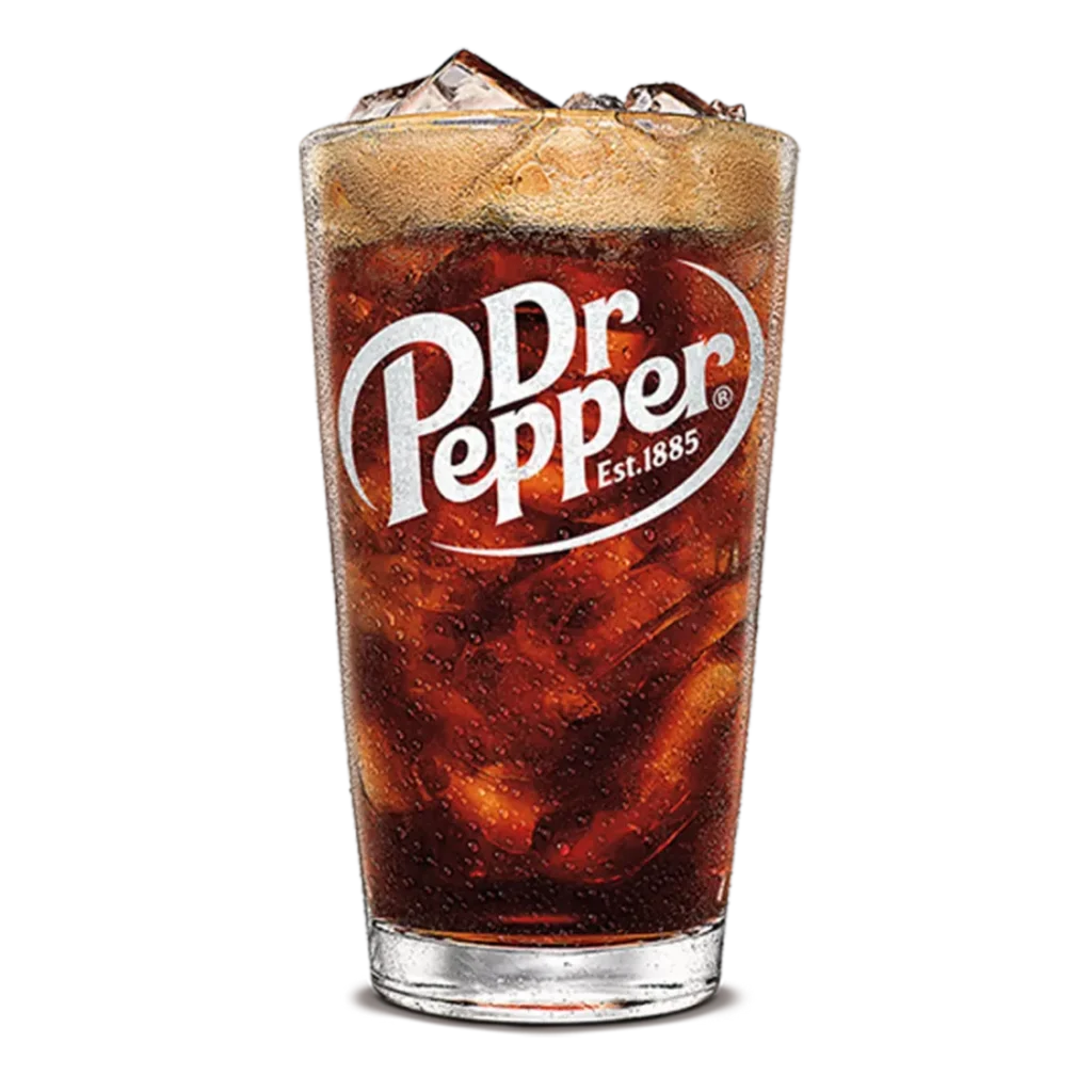 Dr Pepper® from Burger King a unique and bold soda with a blend of 23 different flavors