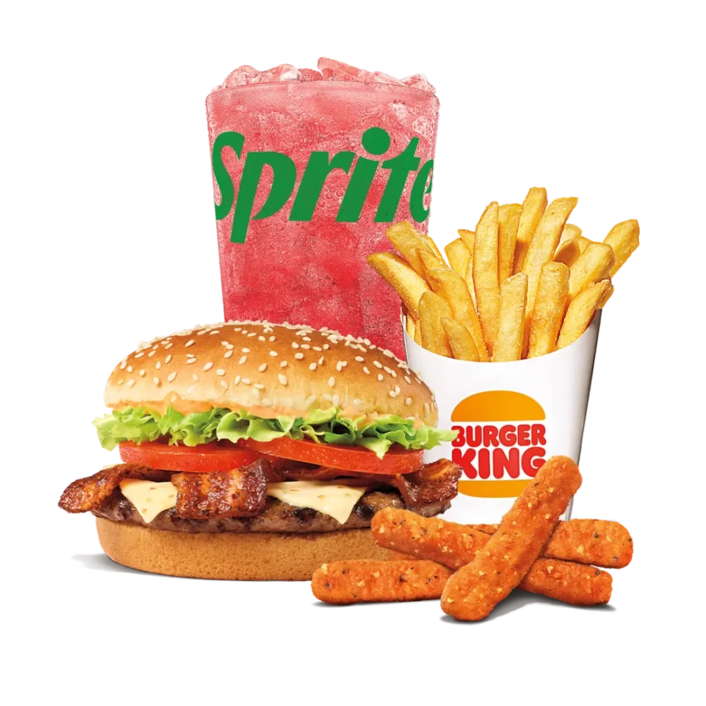 Fiery Combo from Burger King including a spicy main item and sides for a complete bold meal