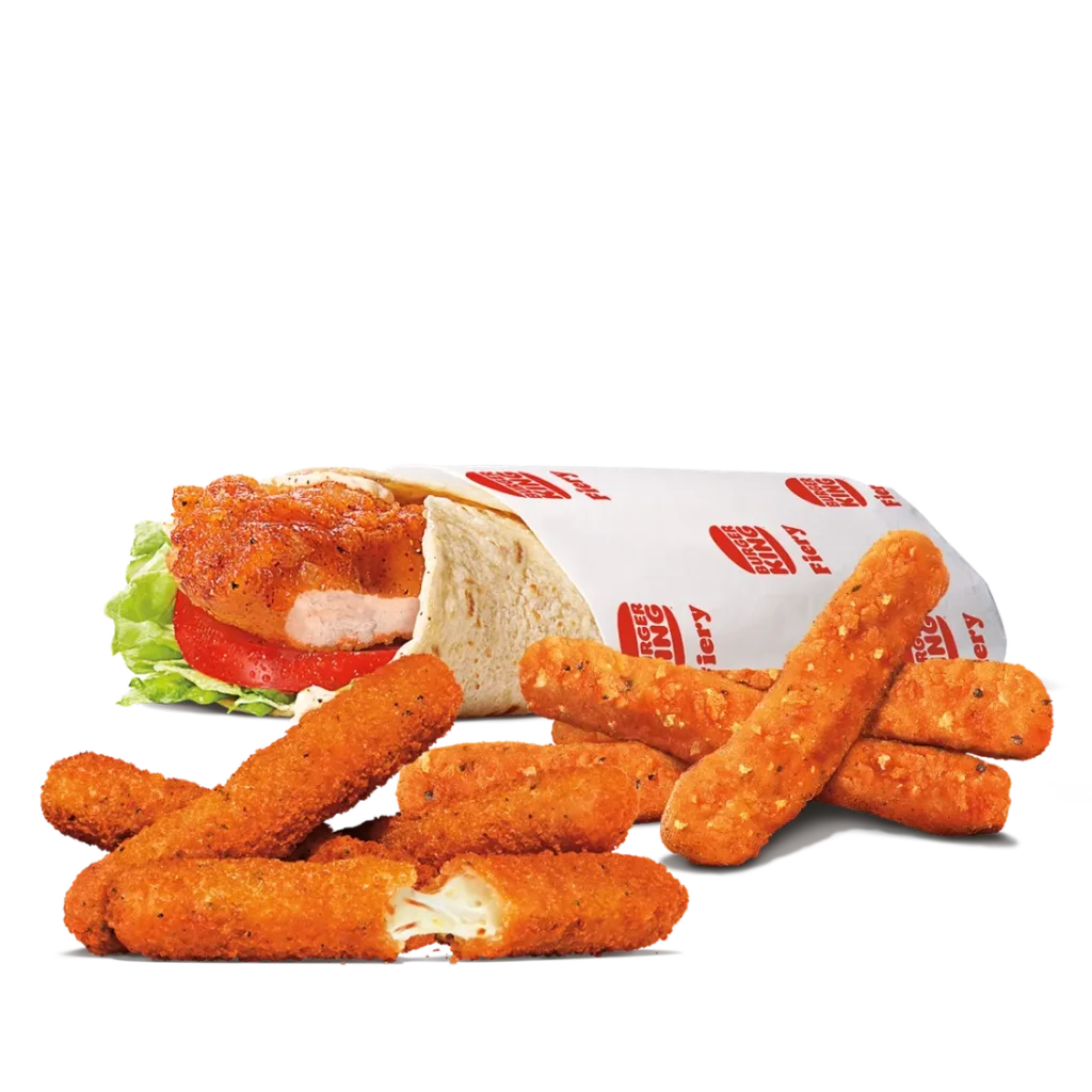 Fiery Trio from Burger King offering three spicy items that deliver intense heat and flavor