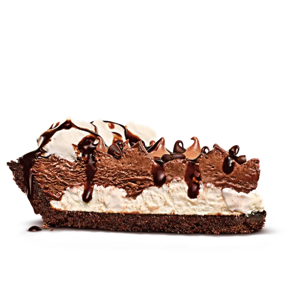 HERSHEY'S® Sundae Pie from Burger King a rich and creamy dessert with a chocolate crust and HERSHEY'S® toppings