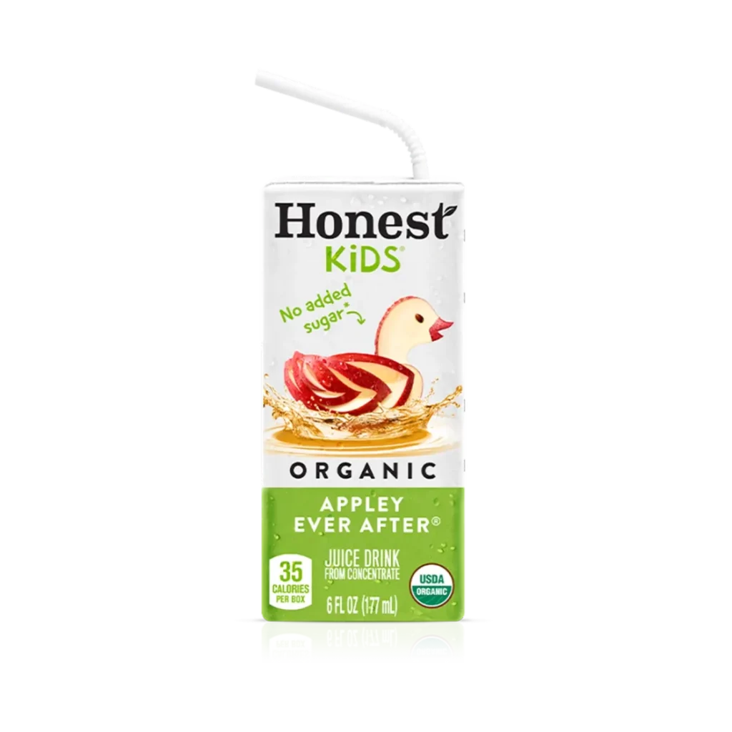 Honest Kids® Apple Juice Drink from Burger King a naturally sweet and refreshing apple juice for kids