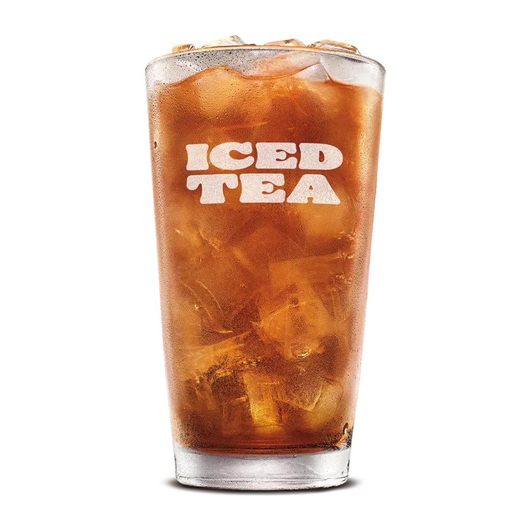 Sweetened Iced Tea from Burger King brewed tea with a touch of sweetness for a classic refreshing beverage