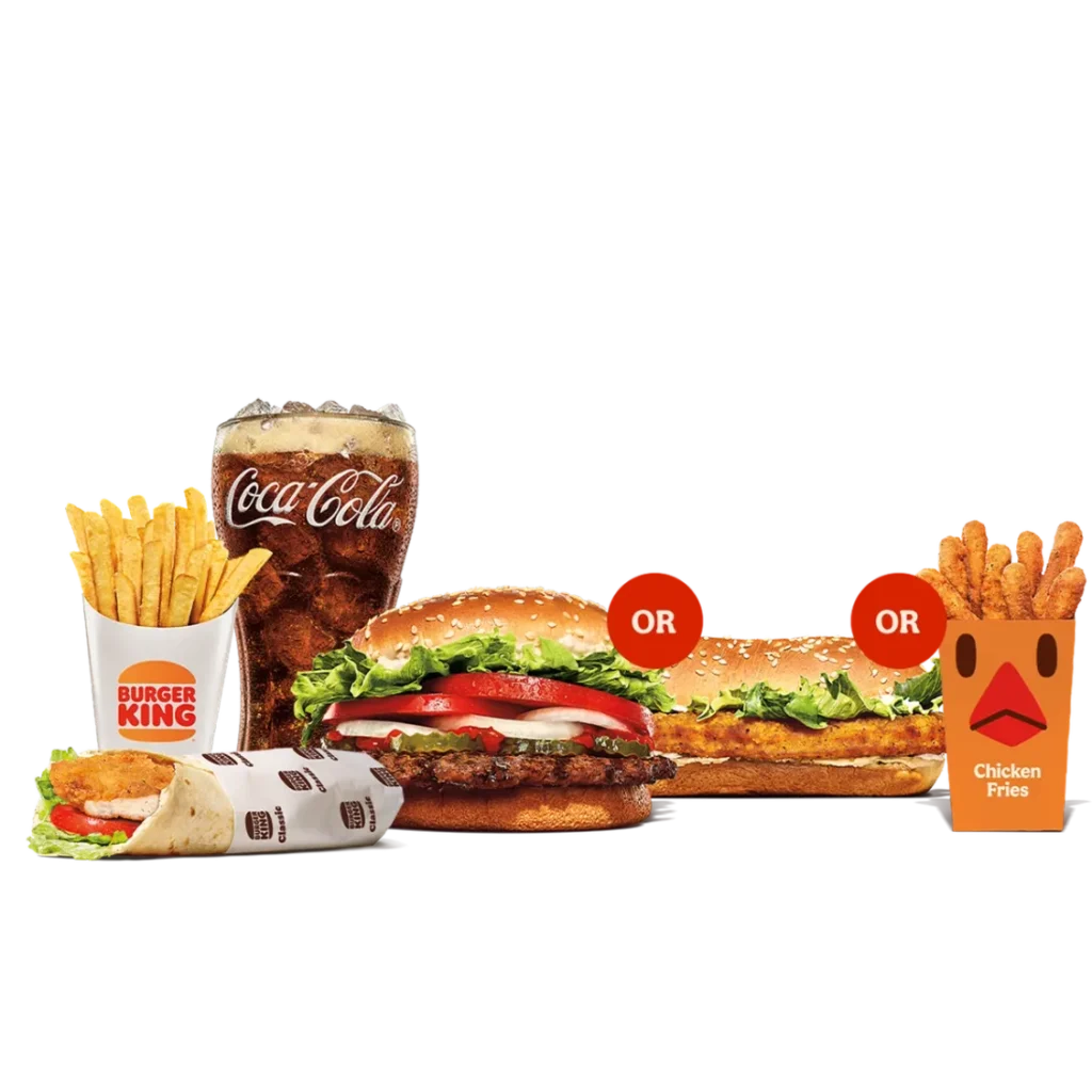 The King of Wrap from Burger King a supreme wrap filled with premium ingredients and bold flavors