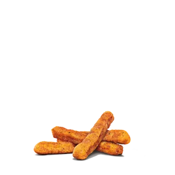 Chicken Fries from Burger King featuring crispy and golden chicken strips served with your choice of dipping sauce