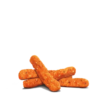 Fiery Chicken Fries from Burger King with crispy chicken pieces seasoned with a spicy blend for extra heat