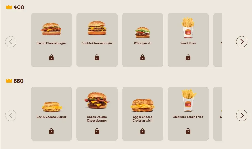 Burger King Rewards 400 Crown